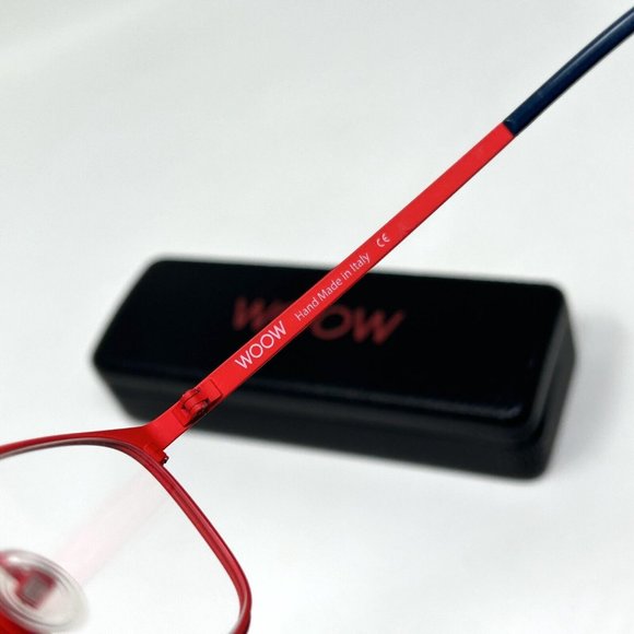 Woow Carry On 1 Eyeglasses Frame Col. 9528 AO Fluo Red Cherry 49 [] 22 140 - Picture 6 of 14